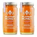 Bee Harmony Lavender Infused Honey, 12 OZ Each, Pack of 2