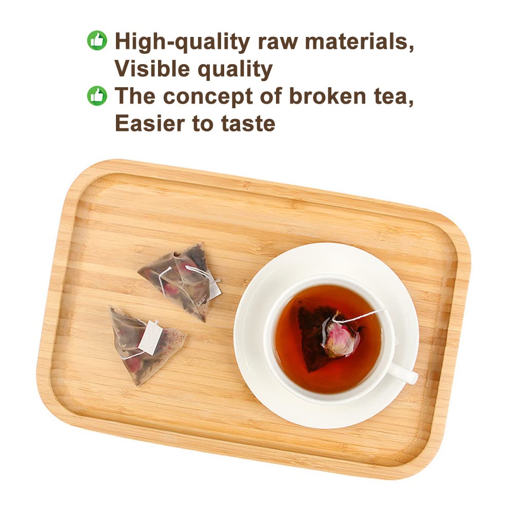 Plant Gift Rose Black Tea Bag 5.29oz (3g*50bags) MEI GUI HONG CHA Black Tea, Double Rose, Chinese Pure Nature, Health Care Mixed Tea, Combination
