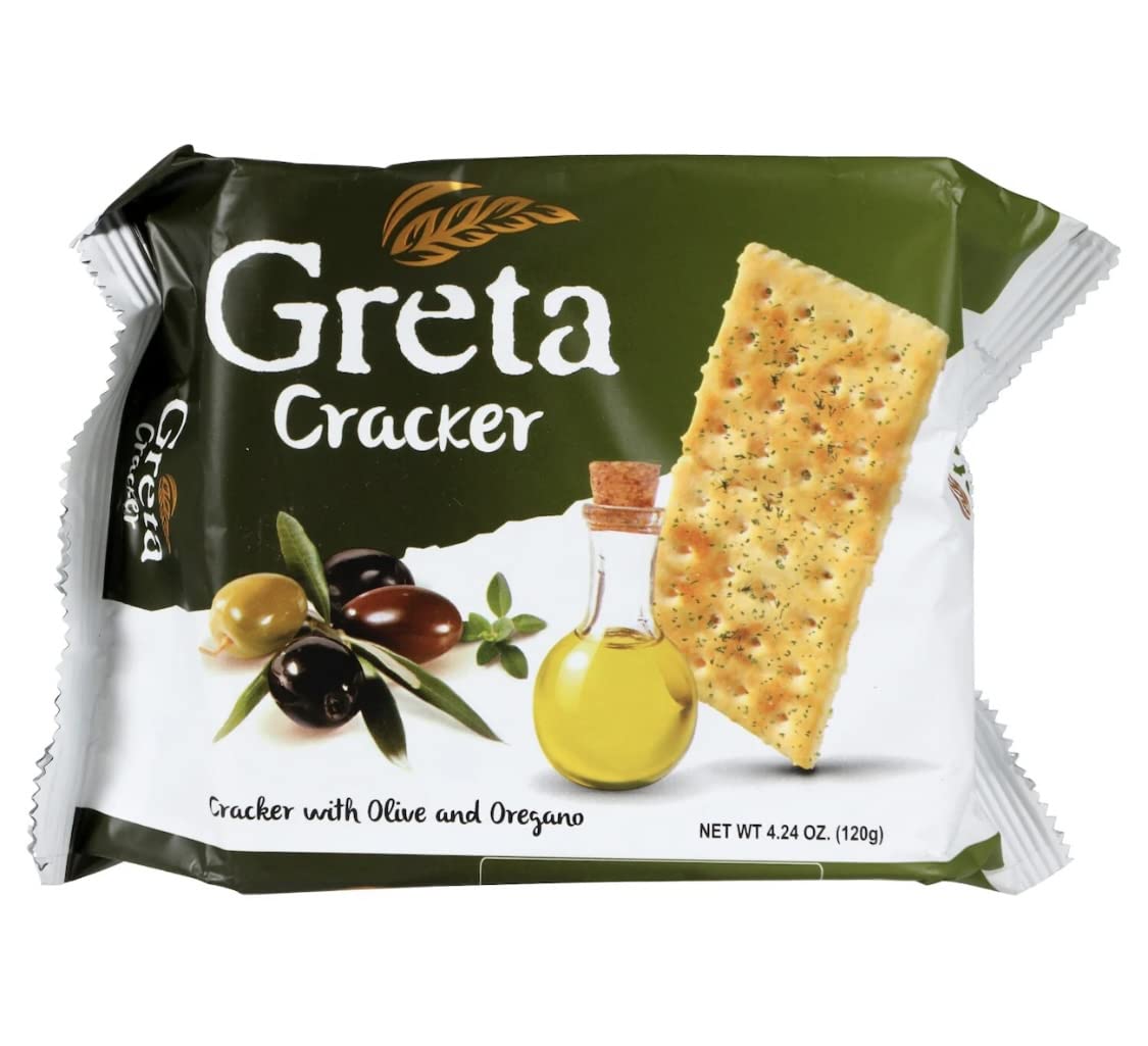 CABE Crackers with Olive and Oregano 2 Pack 4.23 oz each (bundle kc tingamajig) Charcuterie Dinner Party