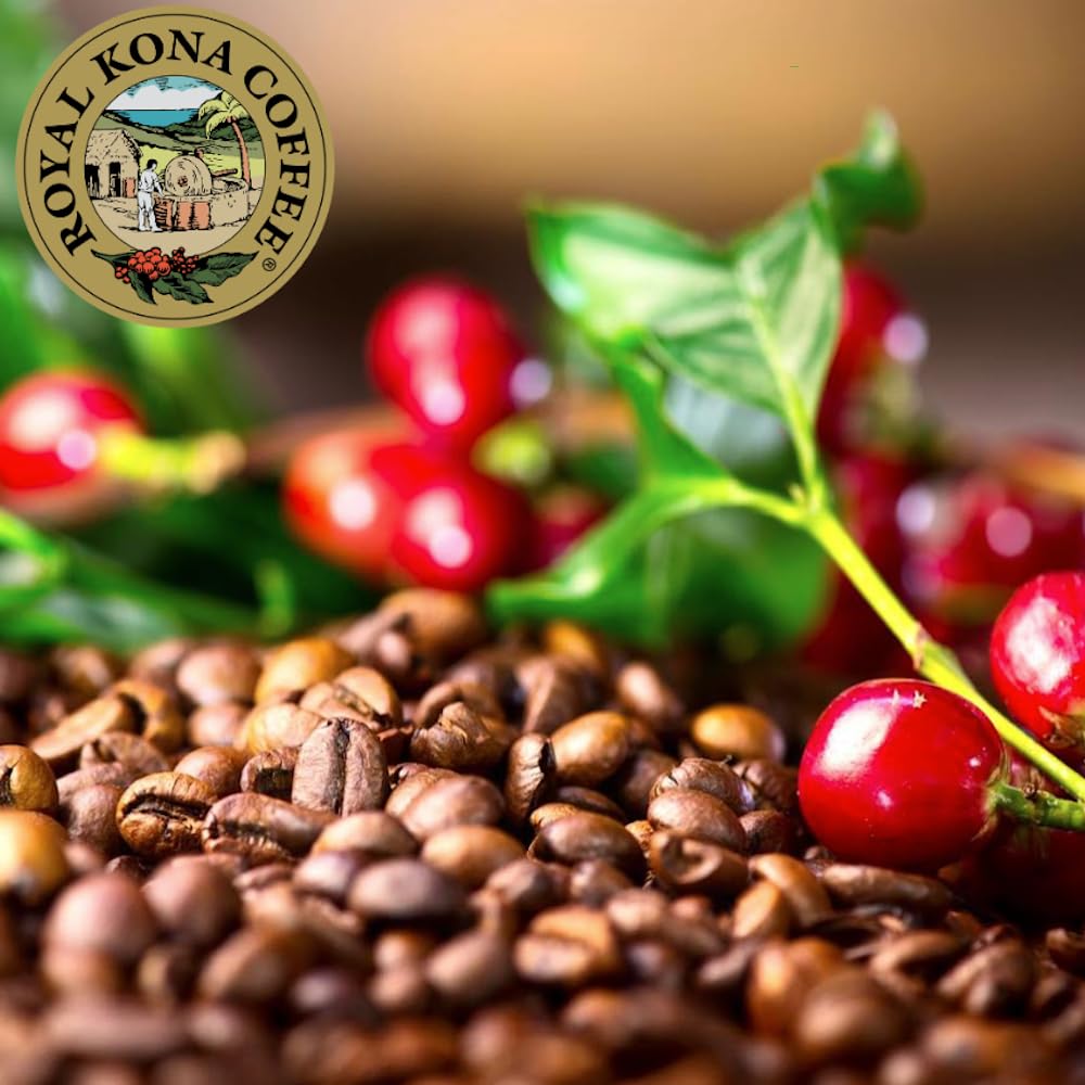 ROYAL KONA COFFEE - Classic French Roast, Hawaiian Kona Ground Coffee, 8 Ounce