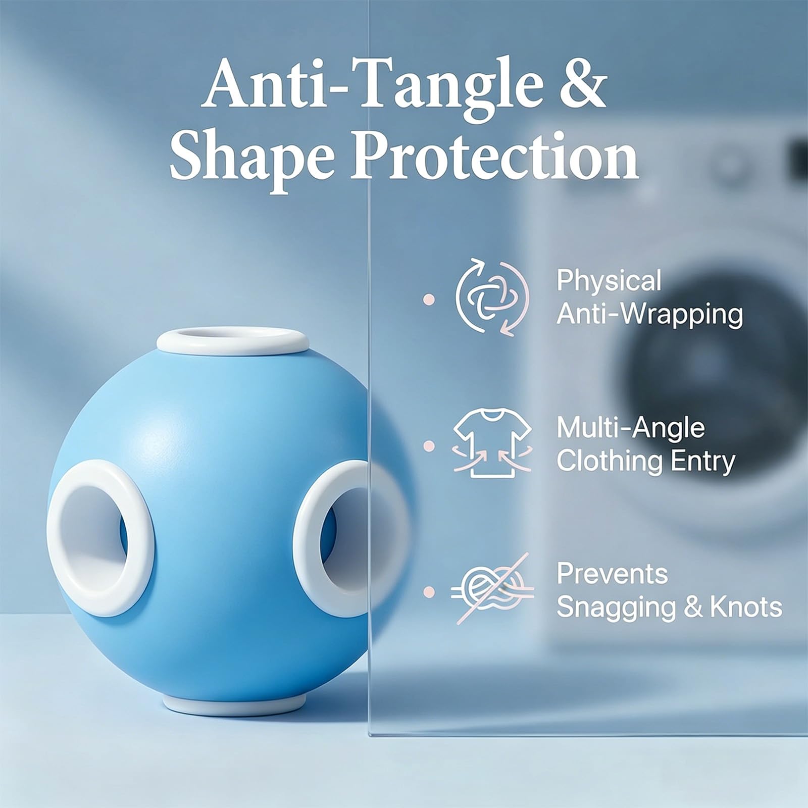 Ruovselz Washing Machine Hair Catcher & Lint Remover, Reusable Laundry Catcher Balls for All Washers, Prevent Clothes Tangling, Pet Hair & Lint Filter