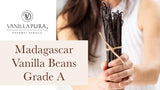 Madagascar V. Planifolia Vanilla Beans - Gourmet Grade A - Vacuum Packaged - For At-Home Vanilla Extract Making, Brewing & For Use in Baking (2