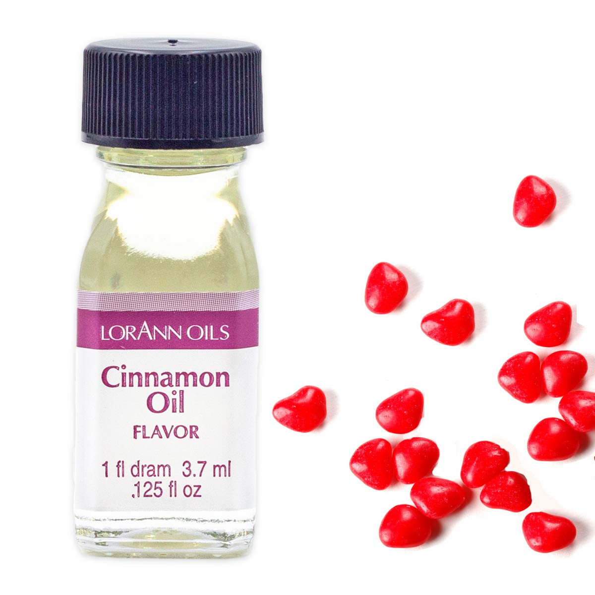 LorAnn Cinnamon Oil SS Flavor, 1 dram bottle (.0125 fl oz - 3.7ml) 12 pack