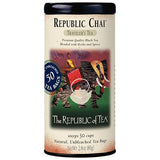 The Republic of Tea - Republic Chai Black Tea, 50 Tea Bags, Spiced Chai Blend, Gluten Free