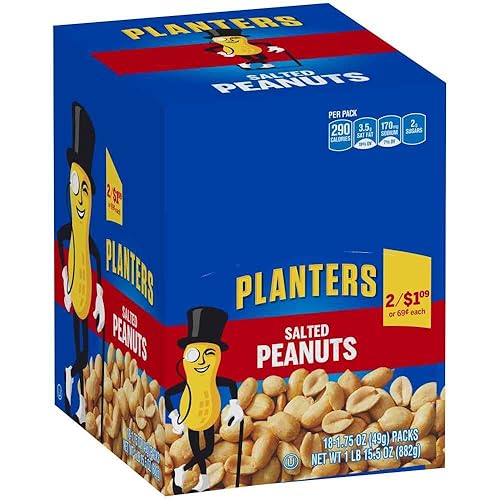 Planters Salted Peanuts, 1.75 Ounce -- 108 per case.