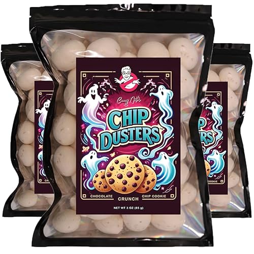 Crazy Nate's Adventure Taffy - Freeze-Dried Candy Collection (3 Pack, Chocolate Chip)