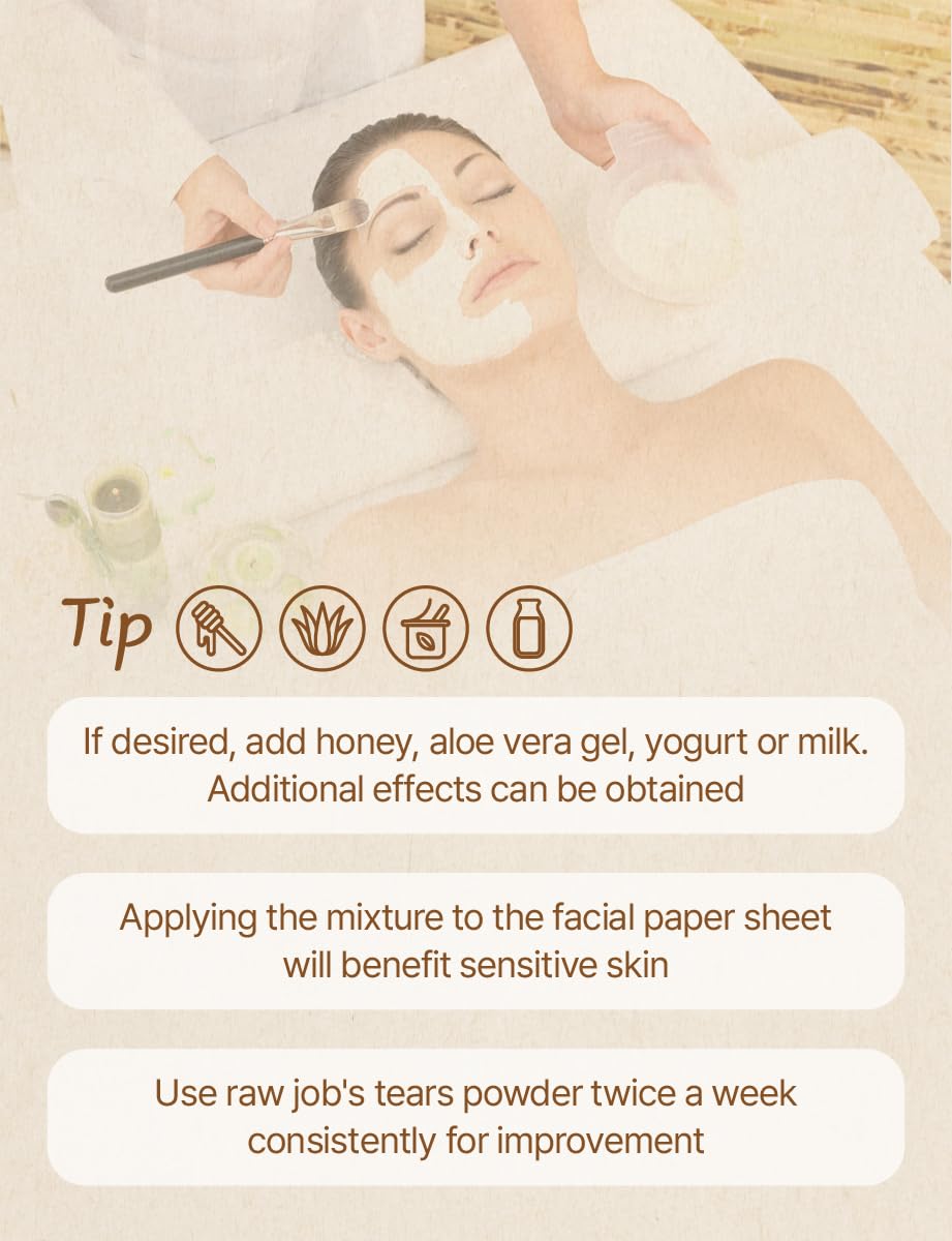 NICE WITCH'S Korean Raw Job's Tears Powder 6oz / 170g - 100% Pure Natural powder, Raw Adlay ?????