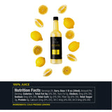 Twisted Alchemy Cold Pressed Fresh Lemon Juice For Craft Cocktails - Fresh, All Natural, Hand Squeezed Lemon Juice Cocktail Mixer - (25 Oz Bottle