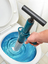 LeTkingok Manual Toilet Pipe Dredger Drain Cleaner Blocking Pipe Effectively Dredging Bathroom Kitchen Sink Cleaning Tool