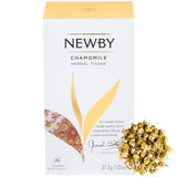 Chamomile Herbal Tea - 25 Individually Wrapped Tea Bags - Soothing & Caffeine-Free by Newby Teas