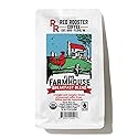 Red Rooster Coffee, Organic Floyd Farmhouse Breakfast Blend - Light-Medium Roast Whole Bean Coffee - Notes of Toasted Almond, Red Plum, Caramel