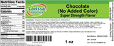 Chocolate Super Strength Flavor (No Added Color) (1 oz, ZIN: 527628) - 3 Pack
