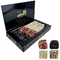 Güllüoglu Gourmet Delight Series: Sultan’s Confections Assorted Turkish Delight, 8.8oz - 250gr (Pack of 1), Chocolate-Pistachio-Bergamot-Orange-Rose