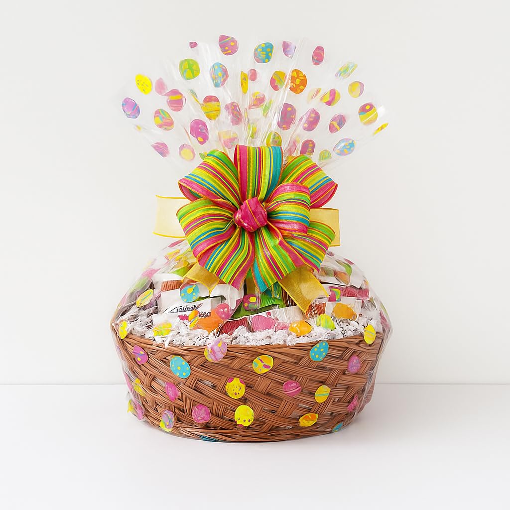 Customizable Gift Basket with Chocolates, Cookies, Snacks & Candy - Handcrafted by Mister Gift Basket - Perfect Birthday, Sympathy, Holiday, Thank