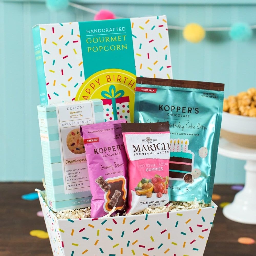 Birthday Gift Basket Food Gift by GourmetGiftBaskets.com