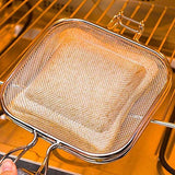 epeying sandwich grill stainless steel grill mesh bread sandwich breakfast cooking barbecue camping tools kitchen tools breakfast baking tools