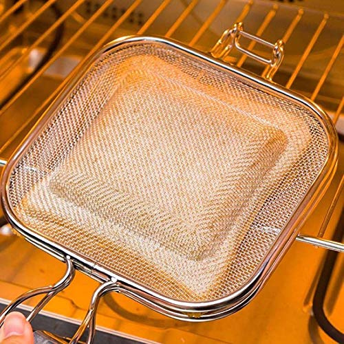epeying sandwich grill stainless steel grill mesh bread sandwich breakfast cooking barbecue camping tools kitchen tools breakfast baking tools