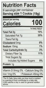 Emmys Organic Dark Cacao Coconut Cookies, 6 OZ