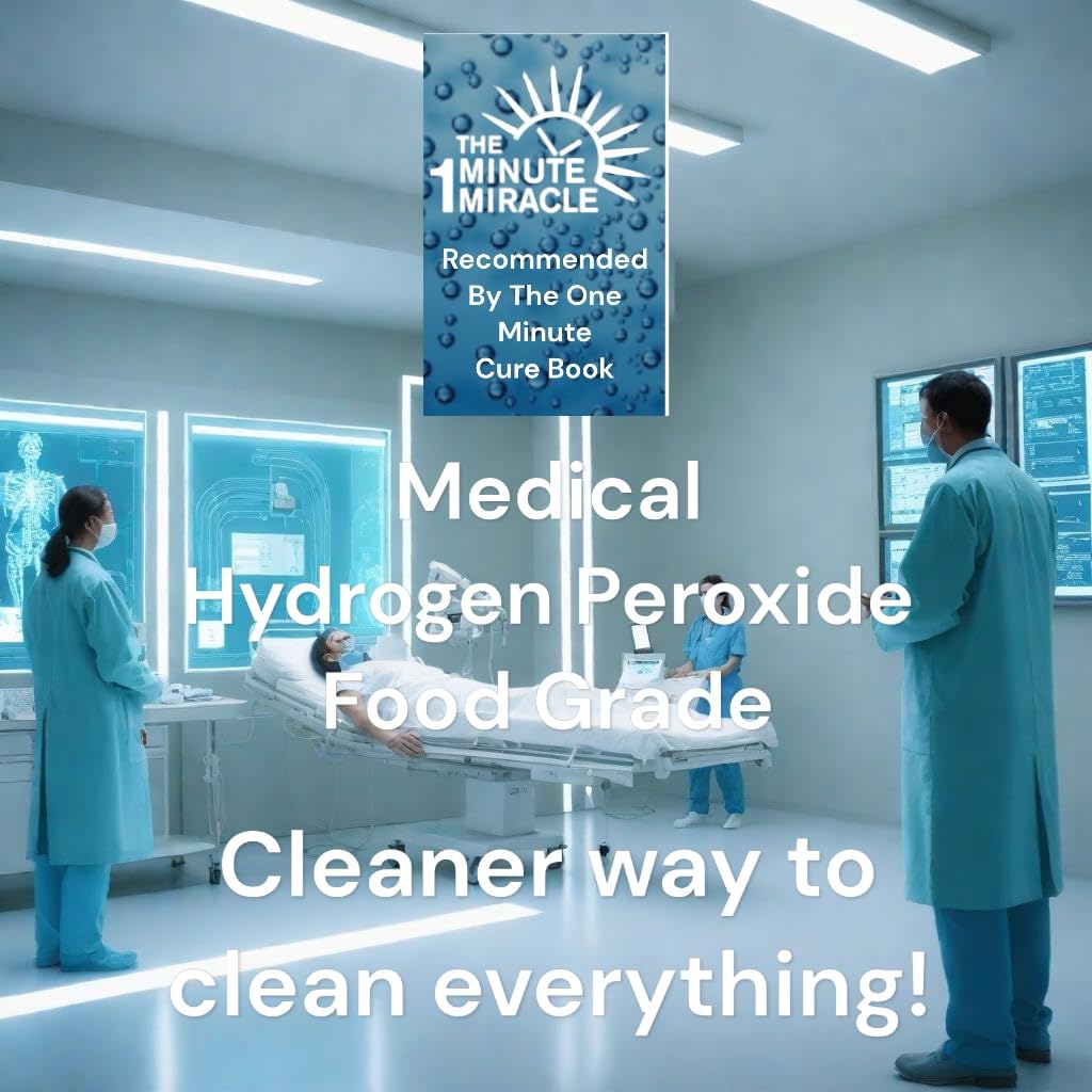 3% Hydrogen Peroxide Food Grade - 16 oz Bottle Spray - Recommended by The One Minute Cure Book and chosen by Professional, Alternative Medicine
