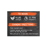 Wild Garden Ready-To-Go Gourmet Turkish Taouk Marinade, 100% All Natural, No Additives, No Preservatives, Bold, Flavorful, Perfect for Grilled
