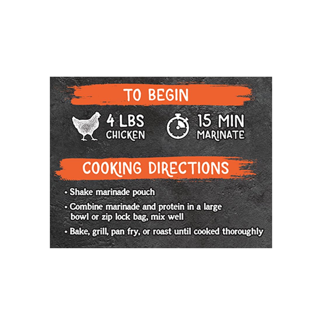 Wild Garden Ready-To-Go Gourmet Turkish Taouk Marinade, 100% All Natural, No Additives, No Preservatives, Bold, Flavorful, Perfect for Grilled