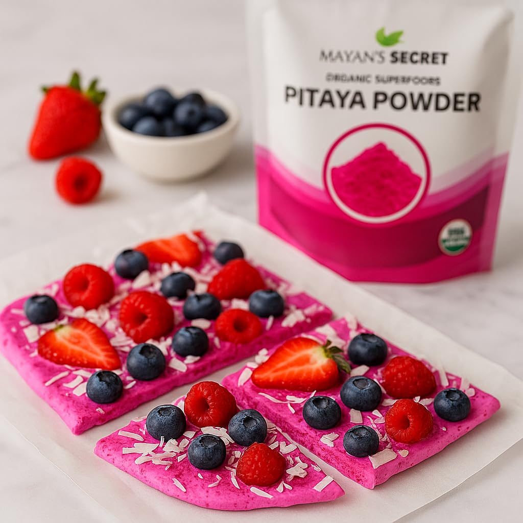 Mayan's Secret 3.5oz Pink Pitaya Powder Organic Dragonfruit | Vitamin C