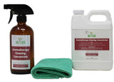 Naeterra Aromatherapy Cleaning Starter Kit - 32oz Plant-Based Concentrate, 16oz Amber Bottle, Funnel & Cloth - Legendary Apothecary Botanical Blend