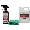 Naeterra Aromatherapy Cleaning Starter Kit - 32oz Plant-Based Concentrate, 16oz Amber Bottle, Funnel & Cloth - Legendary Apothecary Botanical Blend