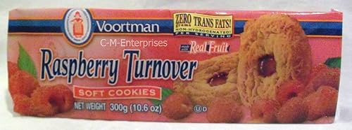 Voortman Raspberry Turnover Cookies, 10.6 oz