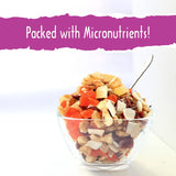 Sunkist® Energy Boost Trail Mix - Fruit and Nut Mix, Low Sodium, Gluten Free Snack with Papaya, Walnuts, Coconut, Almonds, Banana Chips, Cranberries