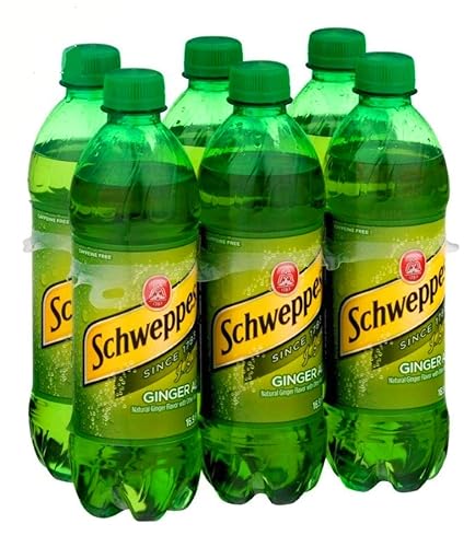 schwepps ginger ale, 16.9 fl oz, 12 bottles
