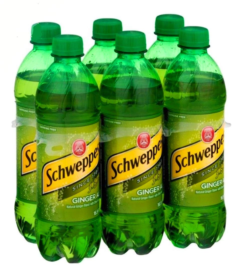 schwepps ginger ale, 16.9 fl oz, 12 bottles