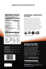 Terrasoul Superfoods Organic Apricots, 2 Lbs, Unsulphured, No-Added Sugar, Sweet and Tangy Delights for Snacking, Baking, and Vibrant Trail Mixes