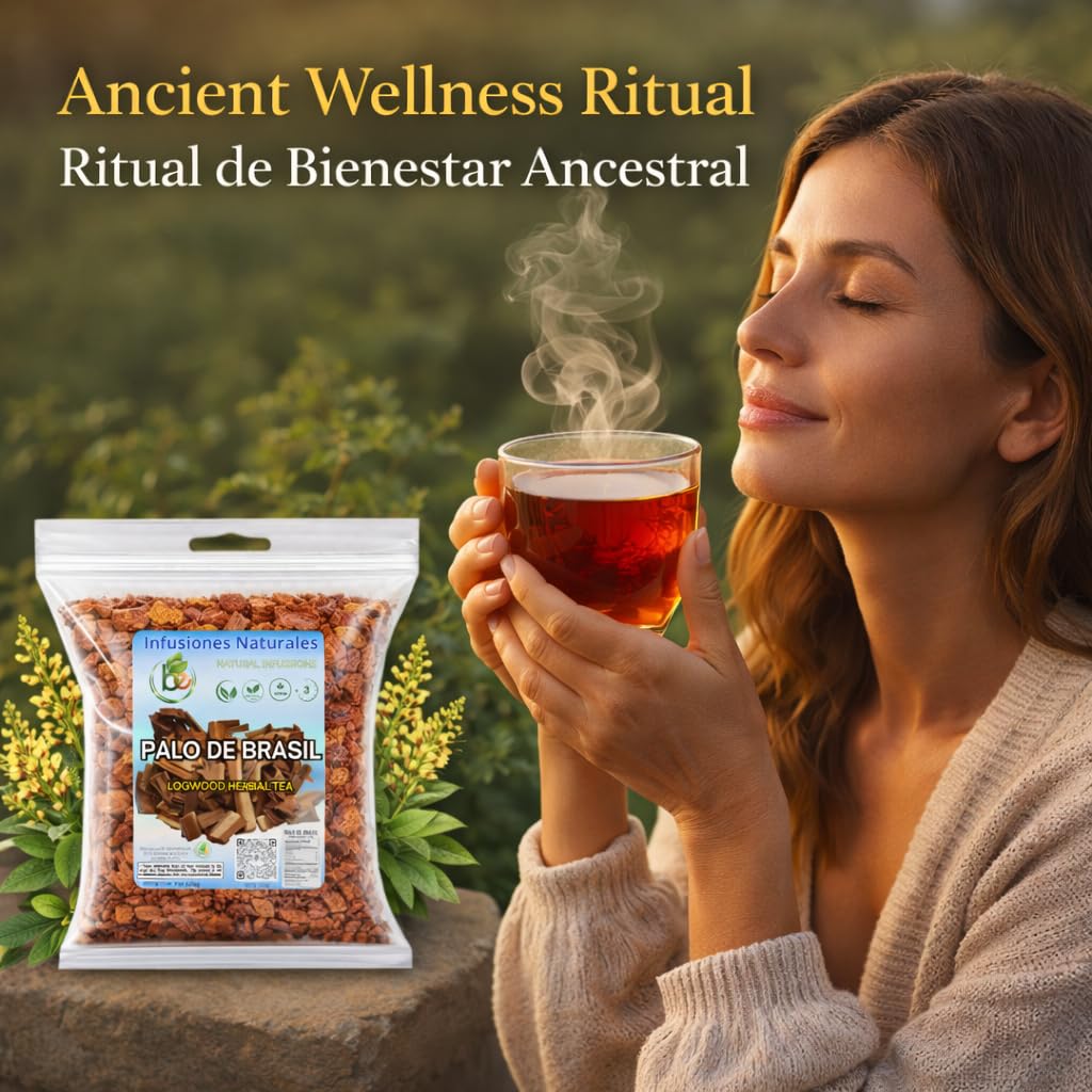 Palo Brazil Tea - 4 oz (113g) - 100% Natural Herbal Bark - Haematoxylum brasiletto - Wildcrafted Mexican Tea - Non-GMO, Vegan - Also Known as Logwood