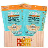 Zego Instant Hot Cereal - (Pack of 2, 14 oz) - Organic Breakfast Grain with Rolled Oats - Protein Blend for Morning and Overnight Use