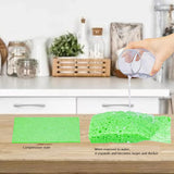 Zobilin Cellulose Sponges,Heavy Duty Scrub Kitchen Sponge,Compressed Cellulose Sponges for Kitchen,Clean Tough Messes Without Scratching Sponges