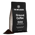 For Wellness Arabica Ground Coffee (12 oz, Dark Roast) - Pair With The Good Stuff to Supercharge Your Coffee