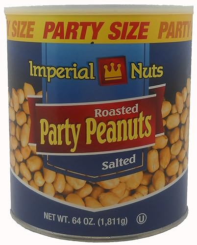 Imperial Nuts Peanuts Salted and Roasted, 64-Ounce