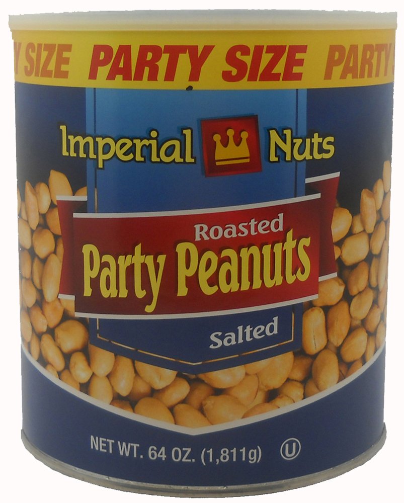 Imperial Nuts Peanuts Salted and Roasted, 64-Ounce