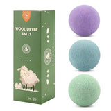 Wool Dryer Balls 3 Pack XL, Natural Fabric Softener New Zealand Wool?Handmade Organic Laundry Dryer Balls, Reusable 1000 Loads,Wrinkles Free, Shorten