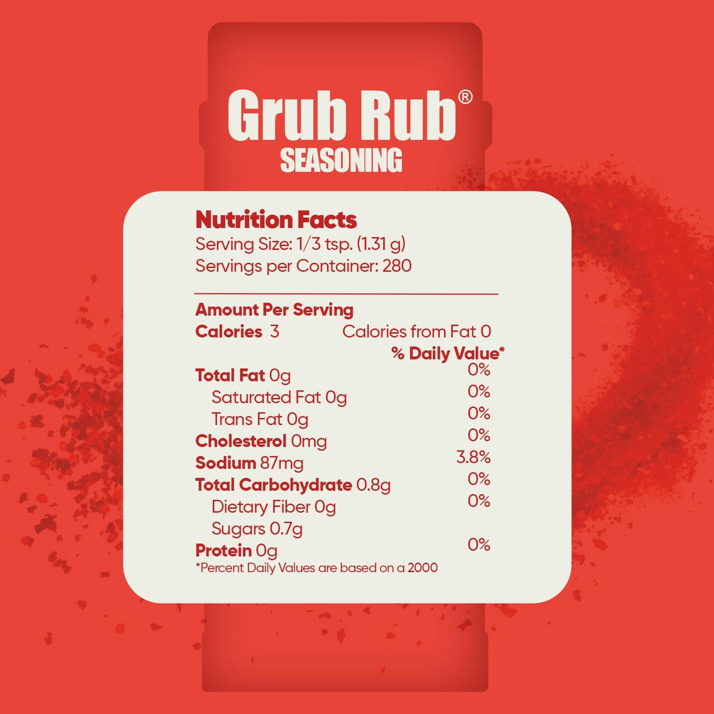 Grub Rub BBQ Blend - Award-Winning Seasoning Family Recipe For Smoking & Grilling Moist, Tender, Juicy Meats - Pork, Steak, Brisket, Seafood, Veggies