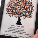 Lucky Tusk Personalized Thank You Gift For Mother of Groom Man of My Dreams Parents of Groom Gift Family Wedding Poem Magnolia Tree #LT-1150,