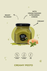 Perfect Choice Pesto Variety Pack - Gourmet Basil, Rosso & Creamy Flavored Pesto Sauce Set, Non-GMO Ingredients, Ready-to-Use Pasta Sauce, Versatile