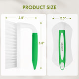 Amazer Scrub Brush for Cleaning Comfort Grip Shower Scrubber Stiff Bristles with Handle Heavy Duty Cleaner Brush for Tub Sink Carpet Floor - Pack of 2
