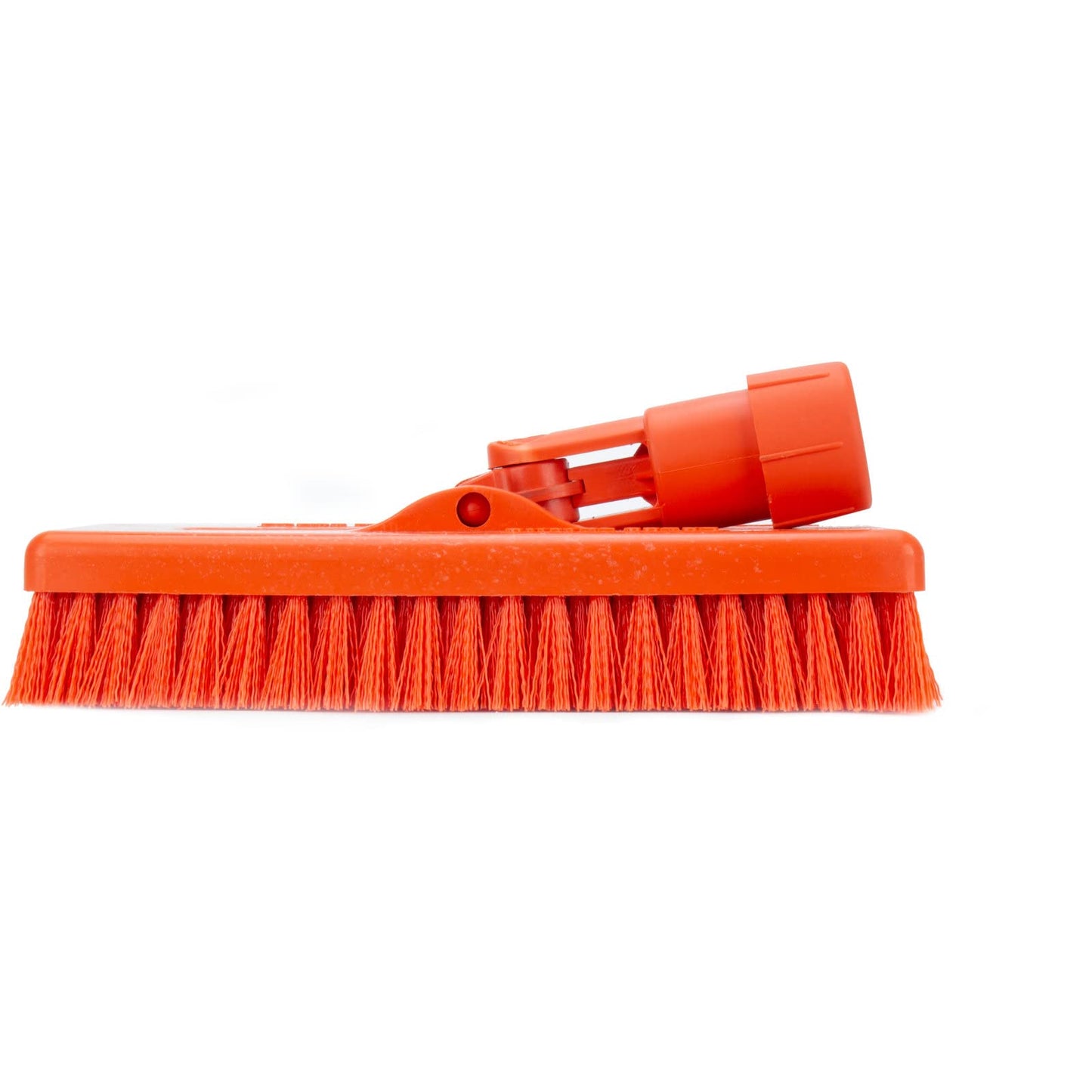 SPARTA 3638831EC24 Polyester Rectangle Scrub Brush, Floor Brush, Cleaning Brush With Swivel Head For Cleaning, 8 Inches, Orange