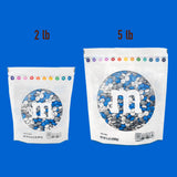 M&M'S Pre-Designed Bar Mitzvah Milk Chocolate Candy - 5lbs of Bulk Candy in Resealable Pack for the Bar Mitzvah Party Sweet Stuff for DIY