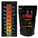 Atomic Rainbow Reaper Pepper Flakes Set by Magic Plant - Carolina Reaper Chili Flakes (2oz each): Red - Fruity 3X Pain, Yellow - Fruity Citrus 2X