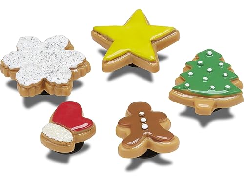 Crocs Jibbitz Holiday Packs 3-D Mini Cookie Tin 5-Pack One Size