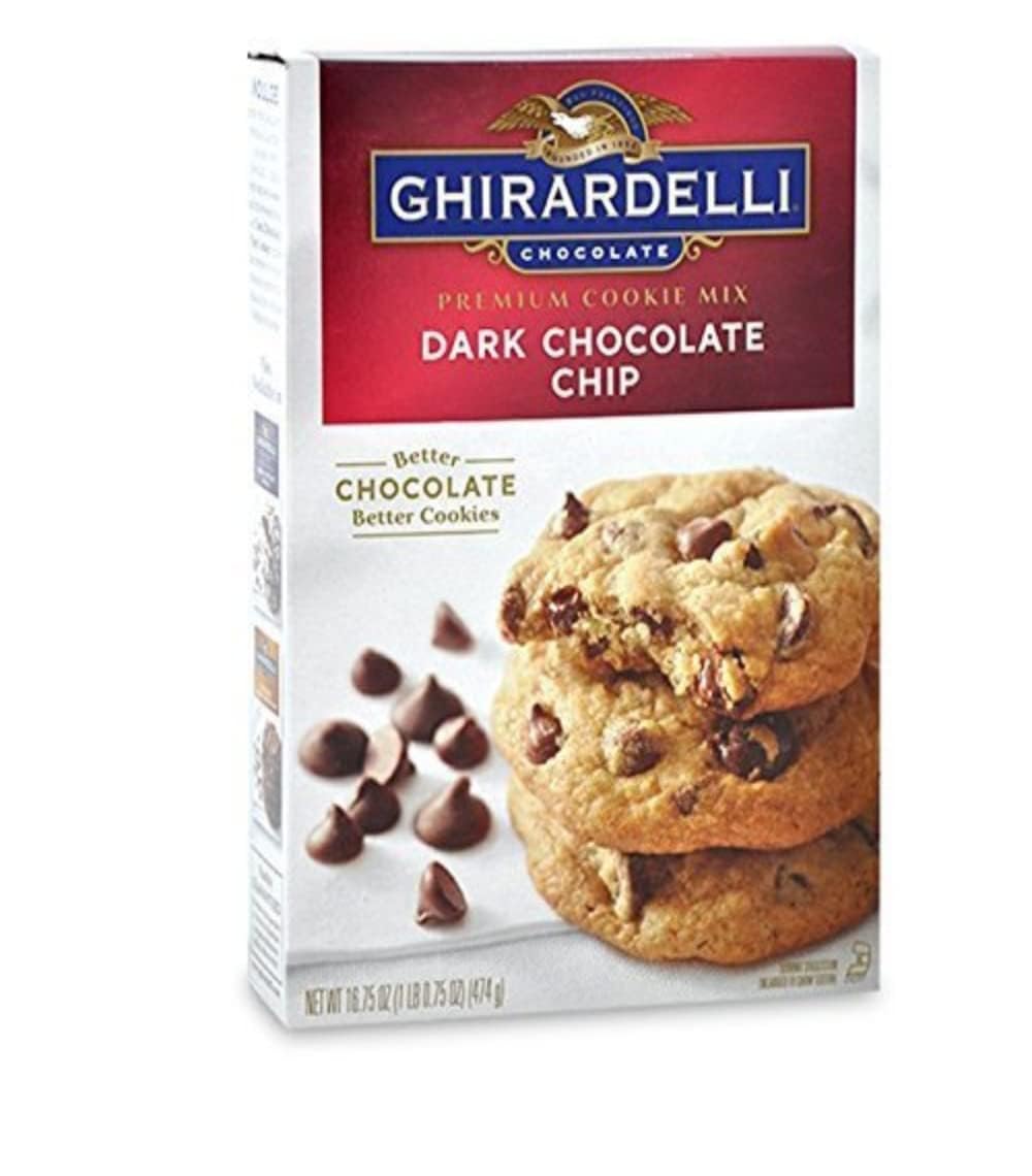 Ghirardelli, Premium Cookie Mix, Dark Chocolate Chip, 16.75 Ounce
