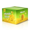 Mango Chips Crispy Freeze Dried Mango Slices, No Sugar Added Dried Fruit Snacks, Healthy Vegan Snacks for Kids & Adults, Lunch Box, Travel, Office
